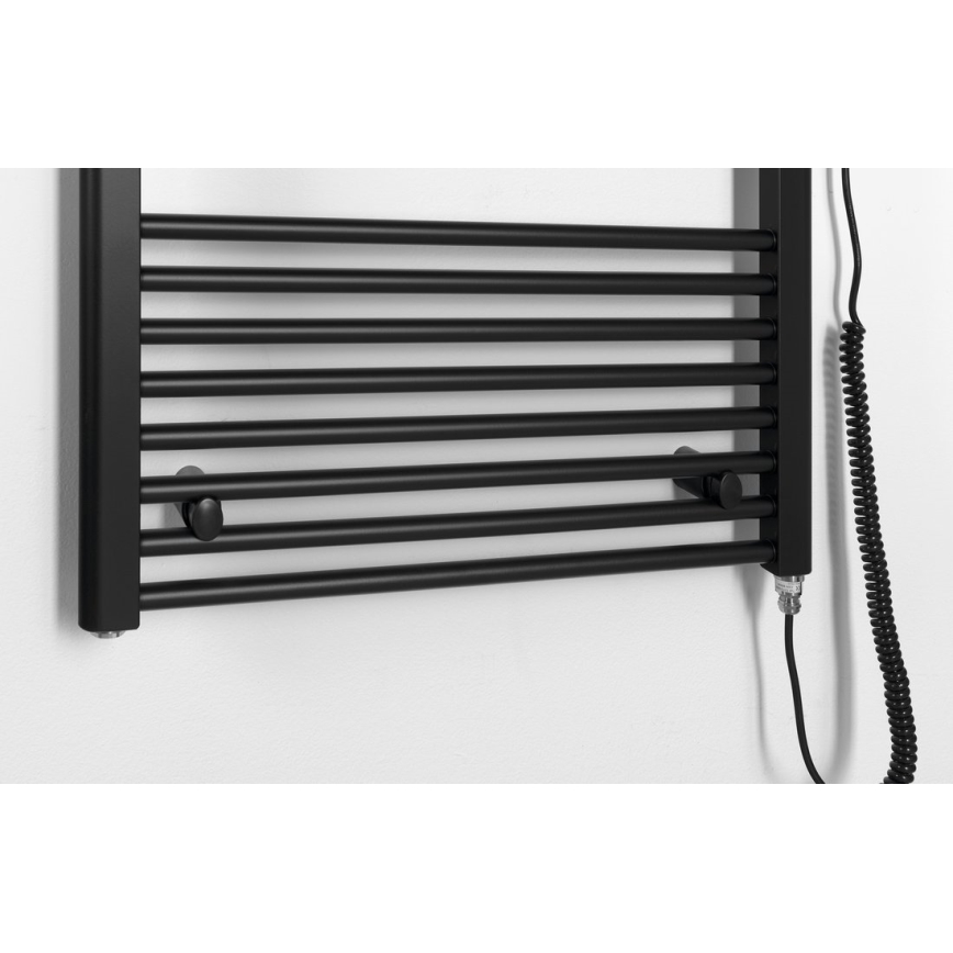 Aqualine - električni za kupatilo radijator DIRECT-E 800W/230V 168 cm matirana crno pravi
