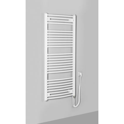 Aqualine - električni za kupatilo radijator ORBIT-E 600W/230V 132 cm bela oble