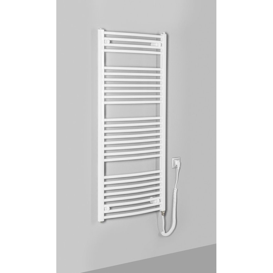 Aqualine - električni za kupatilo radijator ORBIT-E 600W/230V 132 cm bela oble