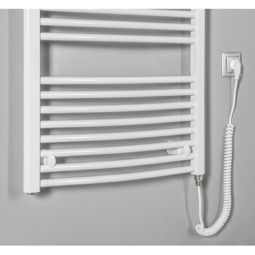 Aqualine - električni za kupatilo radijator ORBIT-E 600W/230V 132 cm bela oble