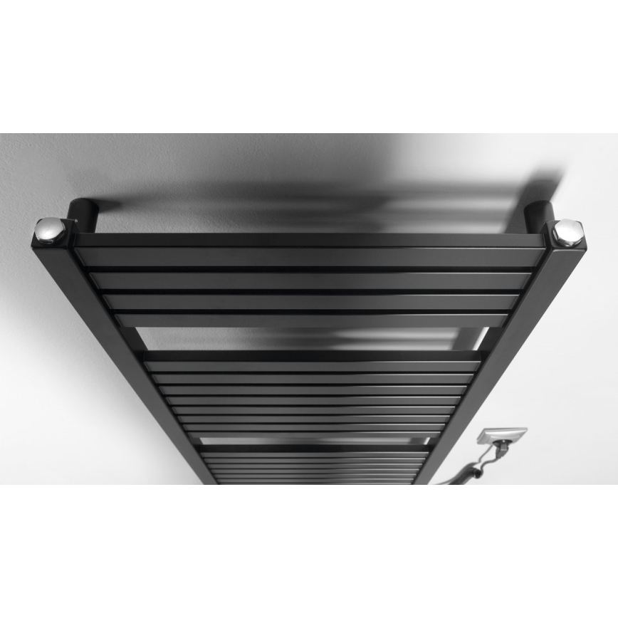 Aqualine - električni za kupatilo radijator TONDI-E 300W/230V 97 cm matirana crno uglast