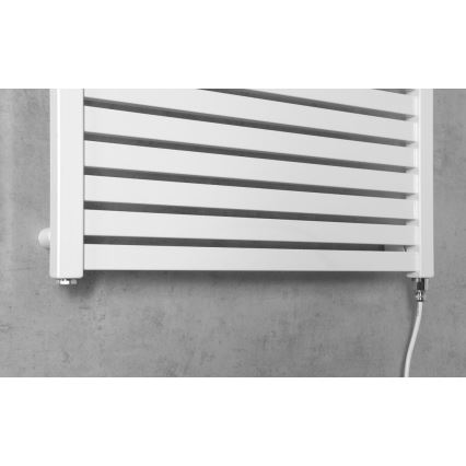 Aqualine - električni za kupatilo radijator TONDI-E 400W/230V 97 cm bela uglast