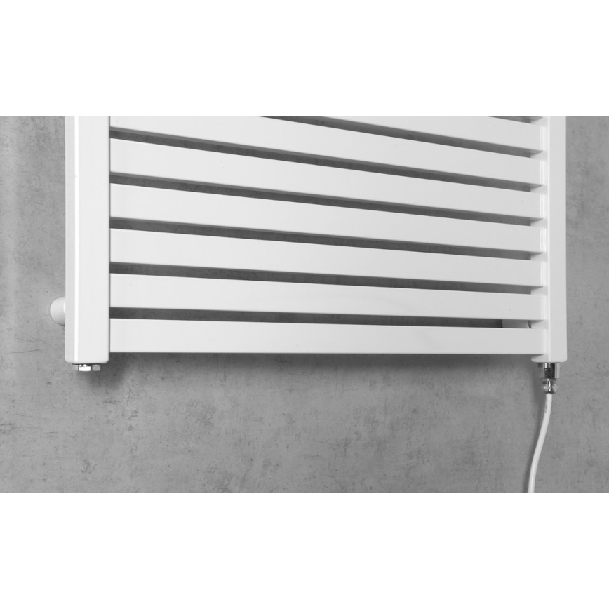 Aqualine - električni za kupatilo radijator TONDI-E 400W/230V 97 cm bela uglast