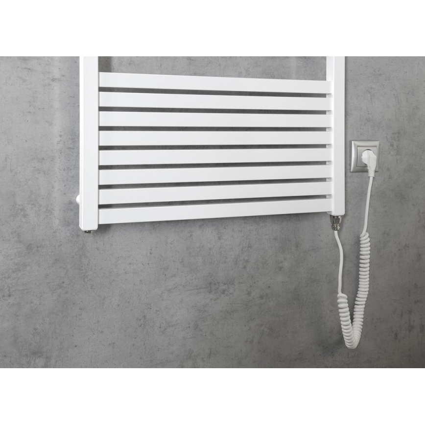 Aqualine - električni za kupatilo radijator TONDI-E 600W/230V 133 cm bela pravi