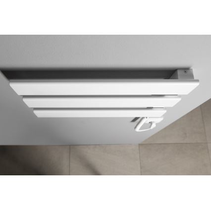 Aqualine - Električno sušilo za peškire ELVIS 50W/230V 34,2 cm bela desna