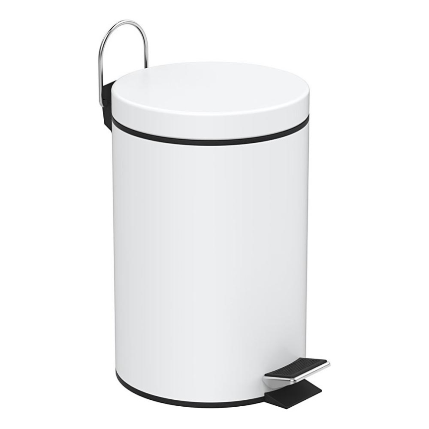 Aqualine - Kanta za smeće SIMPLE LINE 3 l mat bela