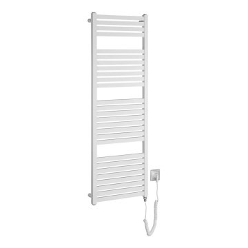 Aqualine - Kupatilski električni radijator TONDI-E 500W/230V 133 cm beli ravan