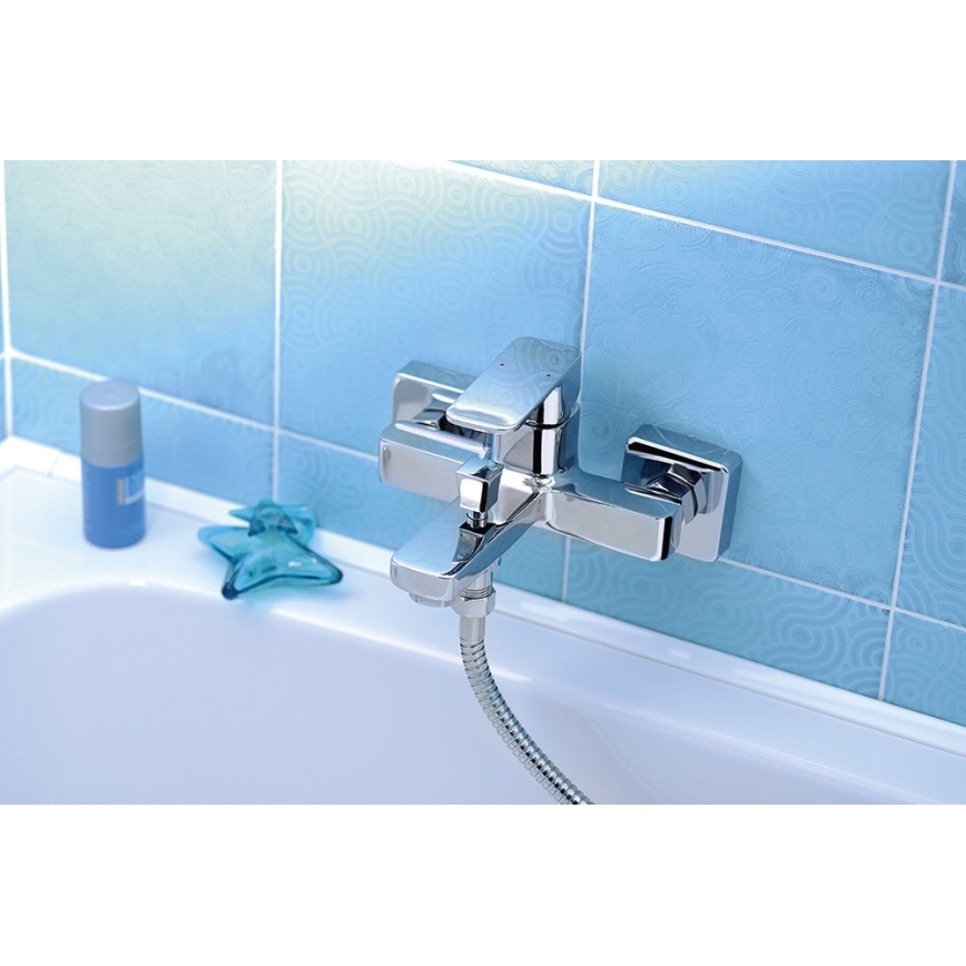 Aqualine - Mešalica za kadu FACTOR sjajni krom