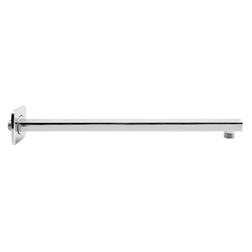 Aqualine - Nosač za tuš ružu uglasto 40,4 cm sjajni krom