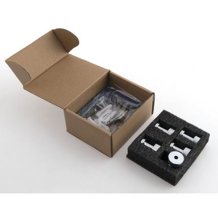 Aqualine - Set od 5 zidnih kukica SAMBA, sjajni hrom