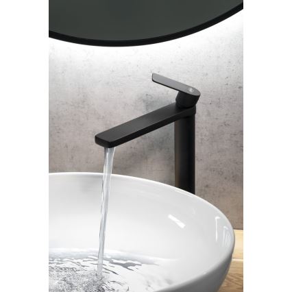 Aqualine - Slavina za lavabo DAPHNE 29 cm matirana crno