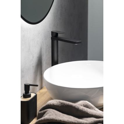 Aqualine - Slavina za lavabo DAPHNE 29 cm matirana crno