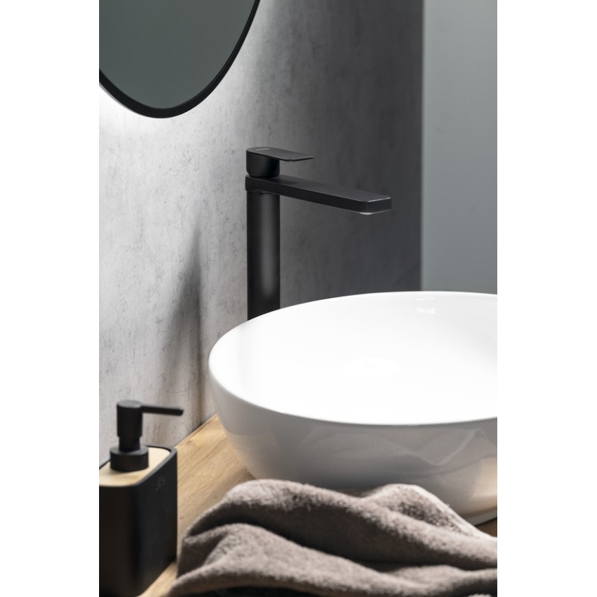 Aqualine - Slavina za lavabo DAPHNE 29 cm matirana crno