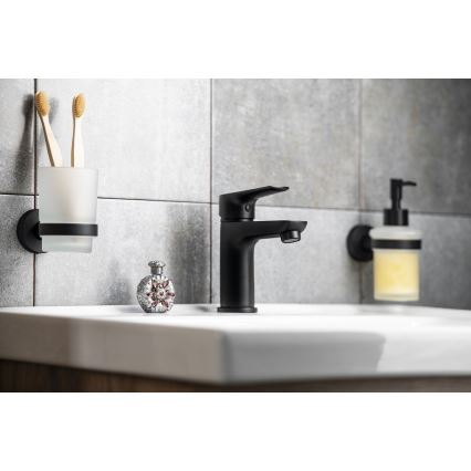 Aqualine - Slavina za lavabo LOTTA matirana crno