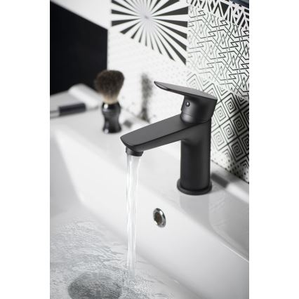 Aqualine - Slavina za lavabo LOTTA matirana crno