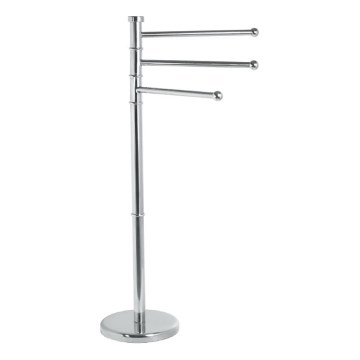 Aqualine - Stalak sa držačem za peškire SAMBA 85,5 cm nerđajući čelik/sjajni hrom