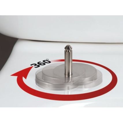 Aqualine - Toaletna daska SOFIA sa SoftClose prigušiva, bela