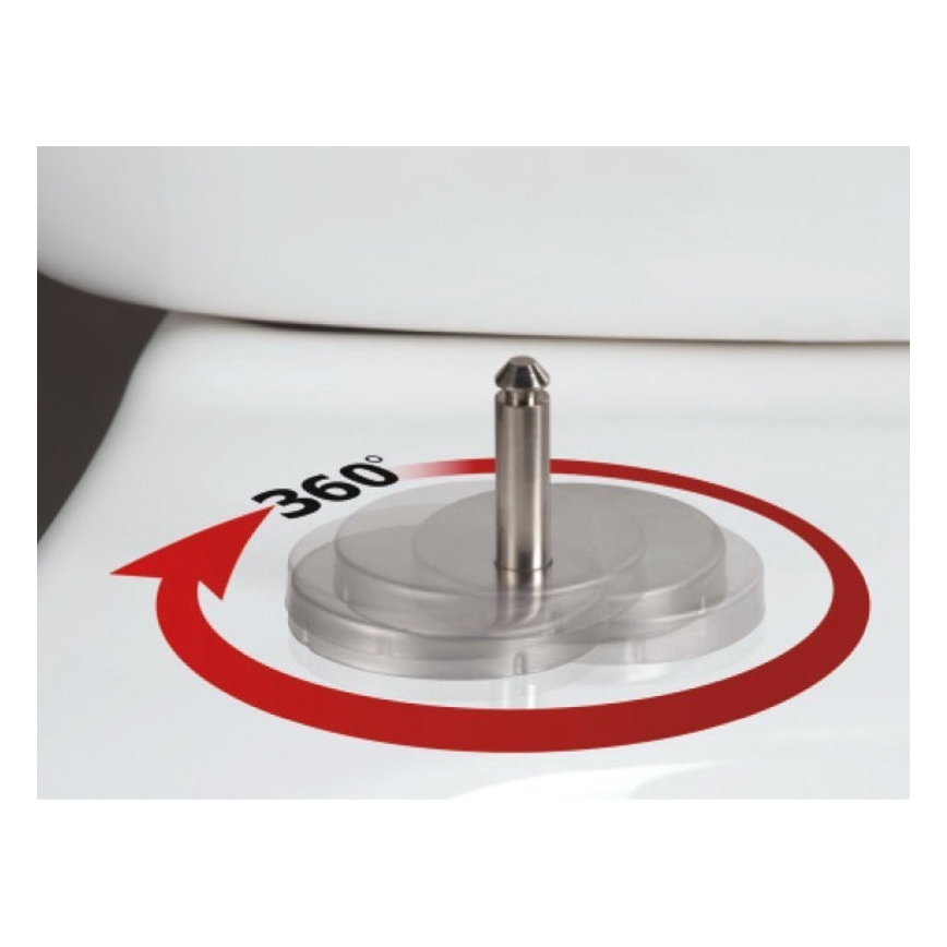 Aqualine - Toaletna daska SOFIA sa SoftClose prigušiva, bela