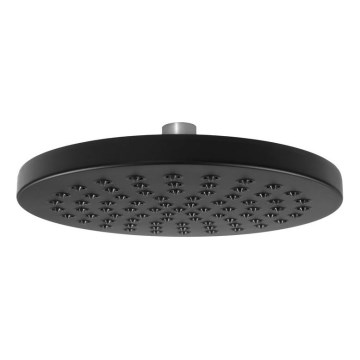 Aqualine - Tuš glava prečnika 20 cm, mat crne boje