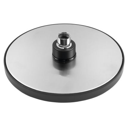 Aqualine - Tuš glava prečnika 20 cm, mat crne boje