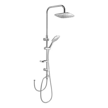 Aqualine - Tuš komplet KERA, sjajni hrom