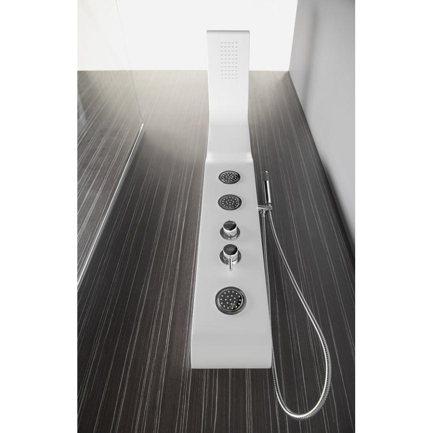 Aqualine - Tuš panel YUKI mat bela