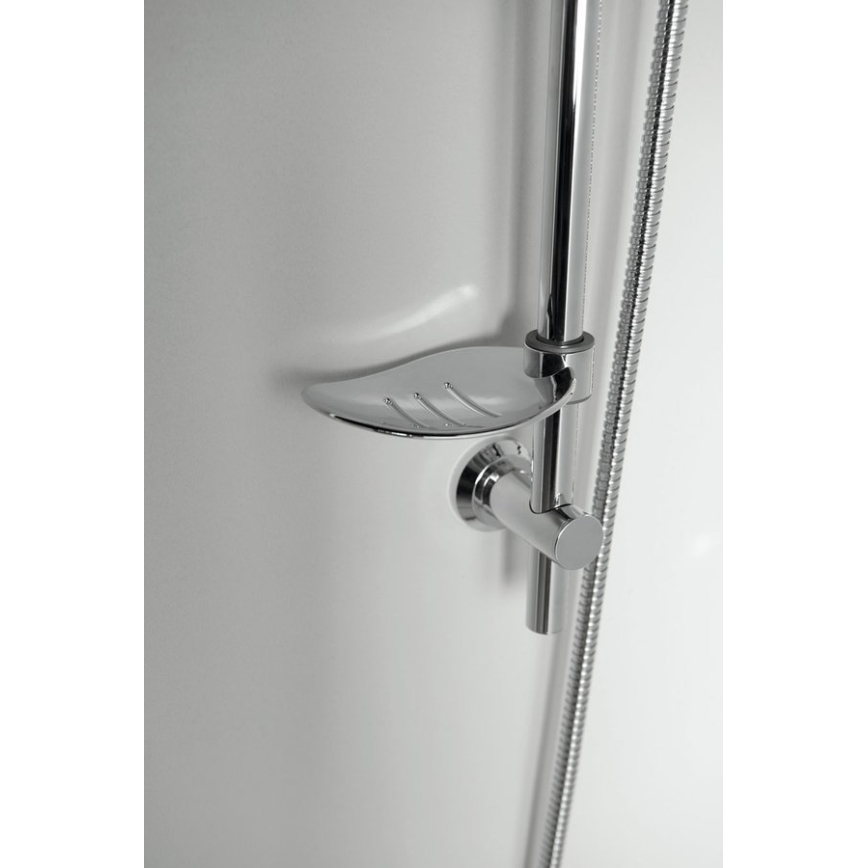 Aqualine - Tuš set SUNRA sjajni hrom