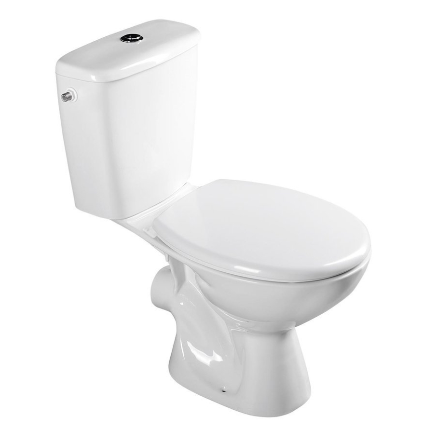 Aqualine - WC daska FIXET bela