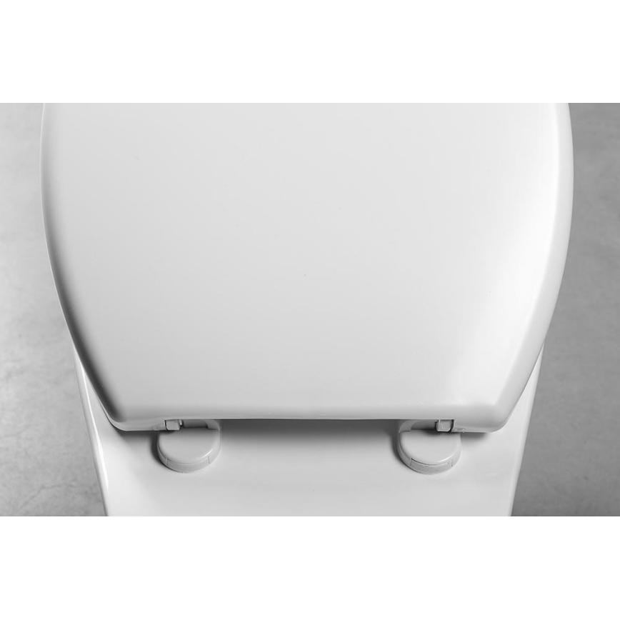 Aqualine - WC daska FIXET bela