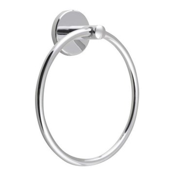 Aqualine - Zidni držač za peškire SAMBA, prečnika 15,5 cm, sjajni hrom