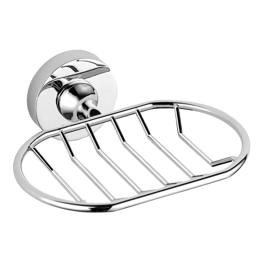 Aqualine - Zidni žičani držač sapuna SAMBA sjajni hrom