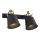 Argon 0876 - Zidna r. lampa KONGO 2xE27/15W/230V crni