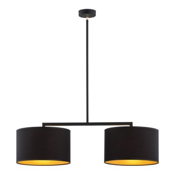 Argon 0899 - Viseći luster KARIN 2xE27/15W/230V crni