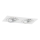 Argon 1046 - Ugradbena lampa OLIMP 2xGU10-AR111/12W/230V bela