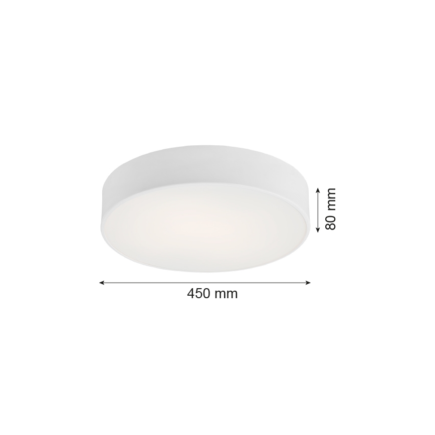Argon 1188 - Plafonsko svetlo DARLING 3xE27/15W/230V, prečnik 45 cm, belo