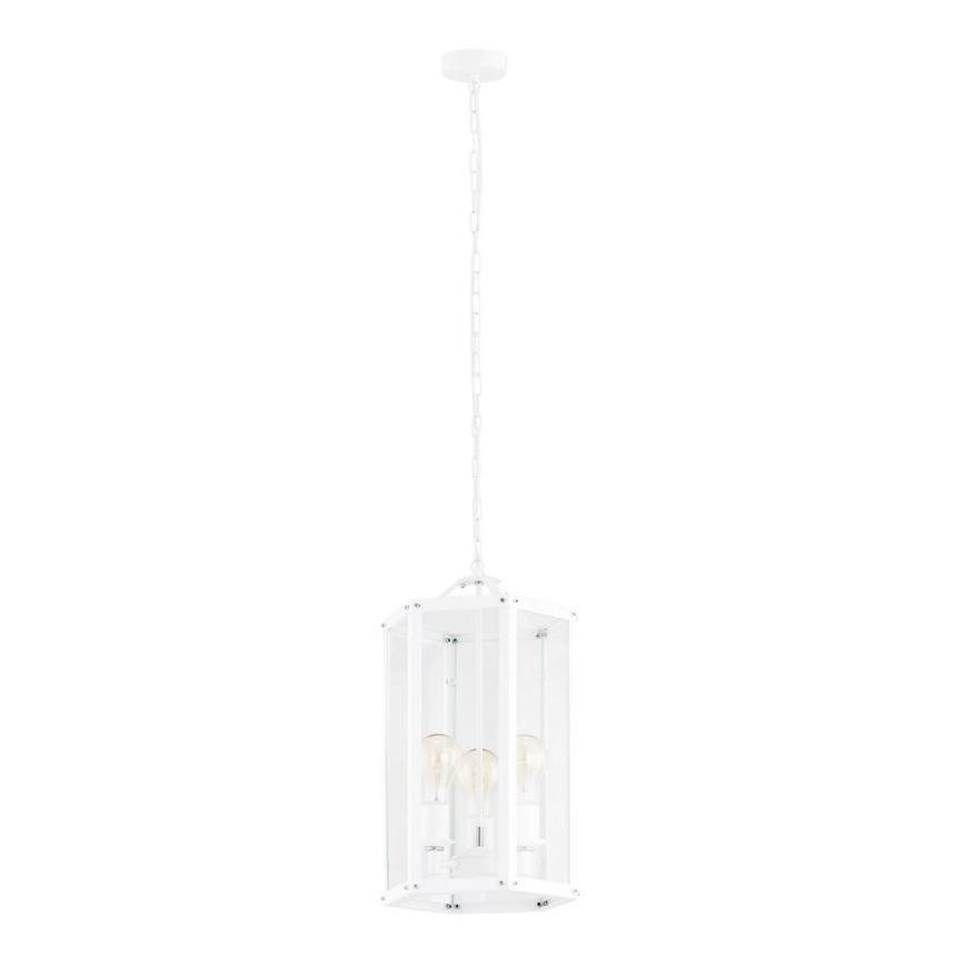 Argon 1251 - Luster na lancu BODRUM 3xE27/15W/230V bela