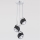 Argon 1273 - Viseća lampa KOS 3xGU10/50W/230V