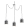 Argon 1341 - Viseća lampa ANDROS 3xE27/60W/230V