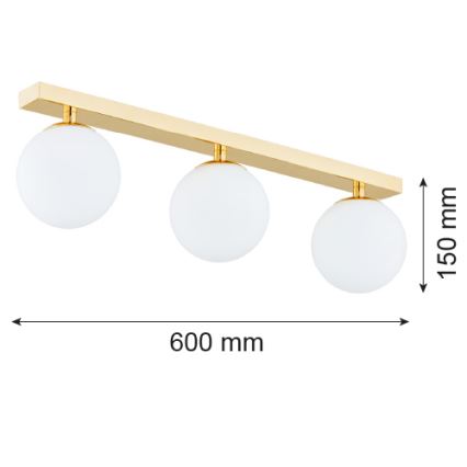 Argon 1414 - Nadgradni luster za kupatilo FLAVIO 3xE14/7W/230V IP44