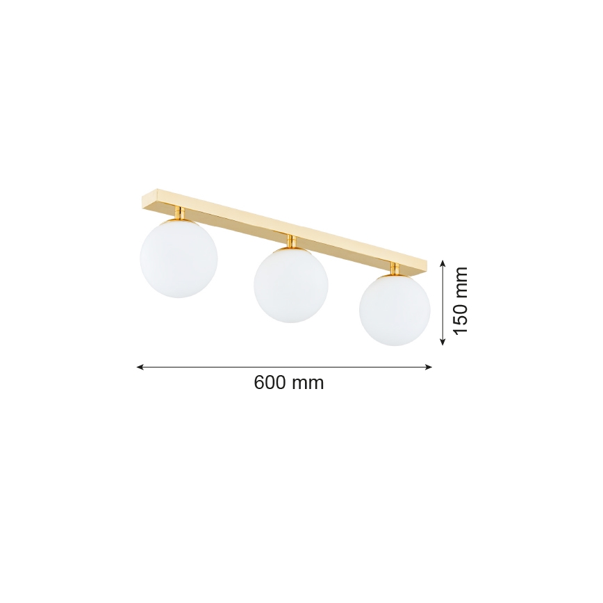Argon 1414 - Nadgradni luster za kupatilo FLAVIO 3xE14/7W/230V IP44