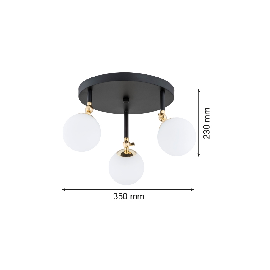 Argon 1436 - Nadgradni luster za kupatilo LATINA 3xE14/40W/230V IP44