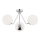 Argon 1477 - nadgradni luster TOMAR 3xE27/15W/230V sjajni krom