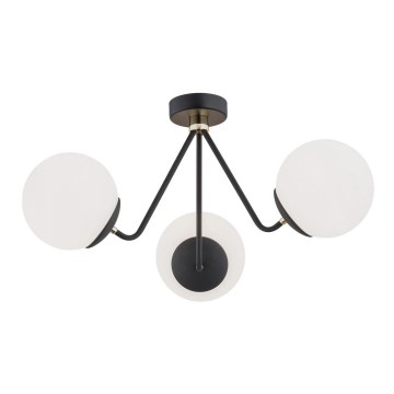 Argon 1478 - nadgradni luster TOMAR 3xE27/15W/230V crni