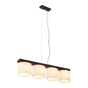 Argon 1550 - luster CARLO 4xE27/60W/230V braon