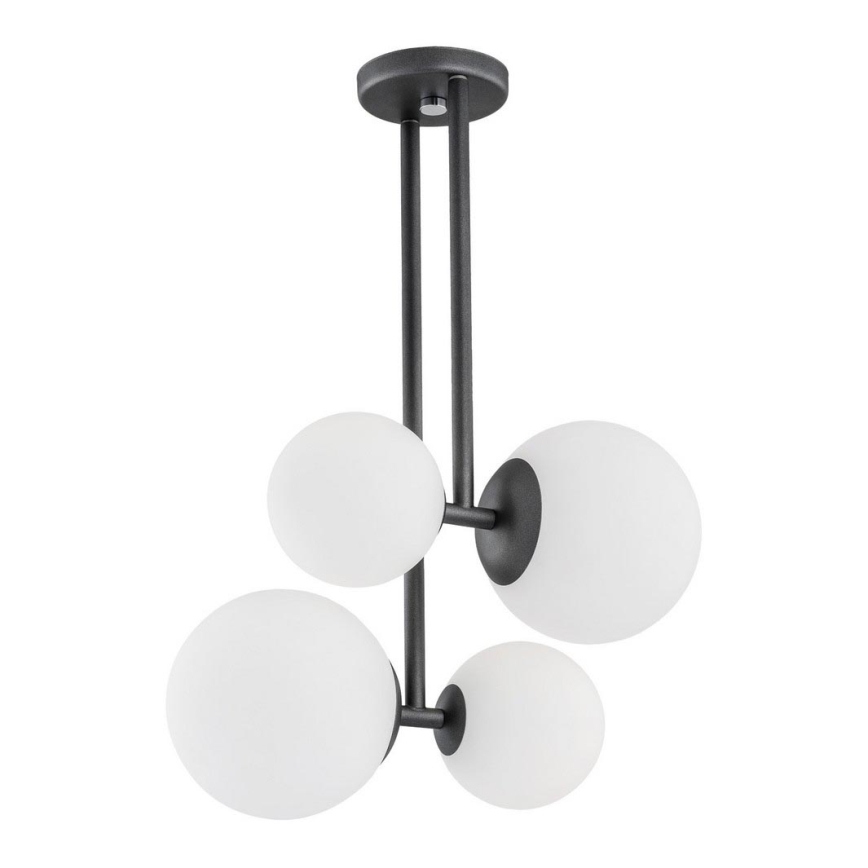 Argon 1645 - Viseći luster ASPEN 4xE27/15W/230V antr