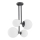 Argon 1645 - Viseći luster ASPEN 4xE27/15W/230V antr