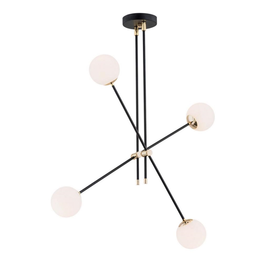 Argon 1696 - luster on a stick ABSTRACT 4xE14/7W/230V crni