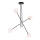 Argon 1696 - luster on a stick ABSTRACT 4xE14/7W/230V crni