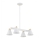 Argon 1773 - Viseći luster AVALONE 4xE27/15W/230V bela/zl.