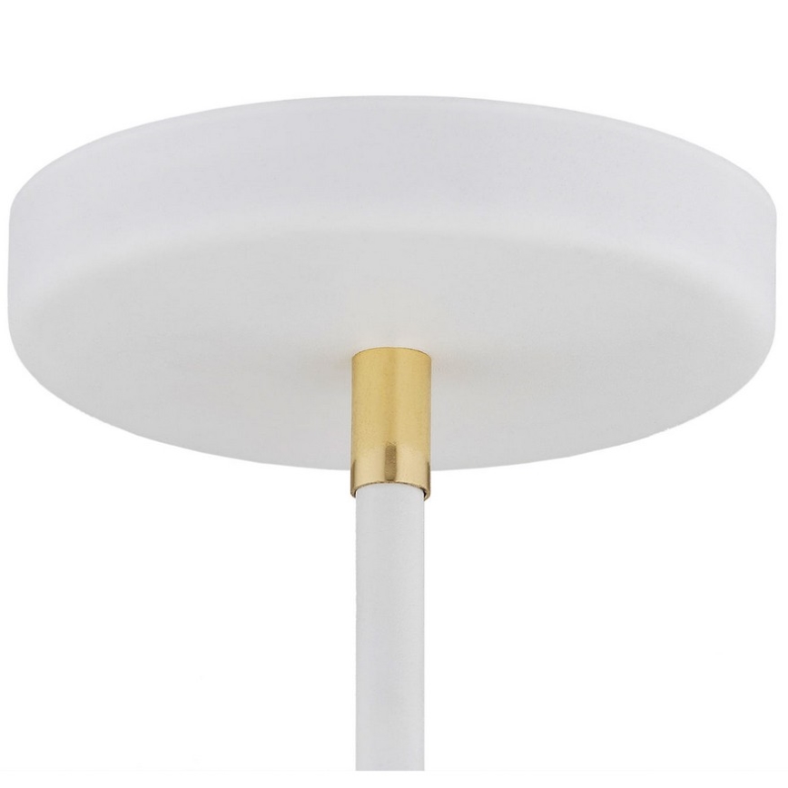 Argon 1773 - Viseći luster AVALONE 4xE27/15W/230V bela/zl.